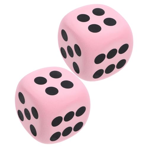 DECHOUS 2 Stück großes Würfelspielzeug lehren riesige Tischspielwürfel große lustige Party Spiele Spaßige Party Spiele Spieleprop Würfelspiel Trinken Eva Rosa von DECHOUS