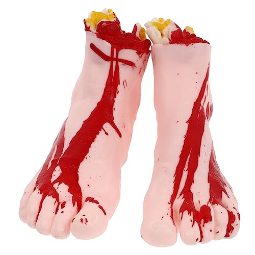 DECHOUS 2 Stück künstliche Füße Halloween Party Halloween Scherzartikel Horror Dekoration Halloween+deko gefälscht Halloween- Trick-Tools Requisiten für heilige geheime Räume Vinyl DECHOUS 2 Stück künstliche Füße Halloween Party Halloween Scherzartikel Horror Dekoration Halloween+deko gefälscht Halloween- Trick-Tools Requisiten für heilige geheime Räume Vinyl von DECHOUS