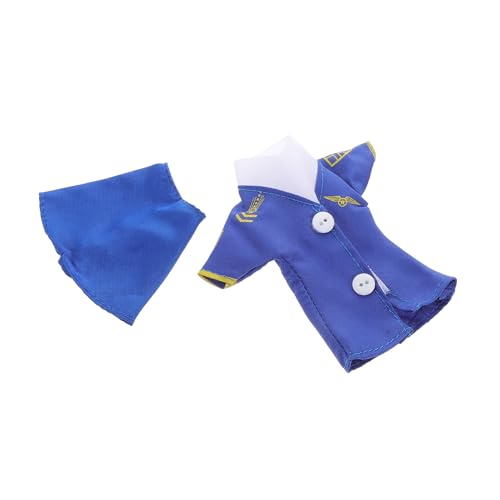 DECHOUS 2 Teiliges Set Puppenkleidung Flugbegleiterin Kostüm Airline Stewardess Kostüm Für Puppen Airline Zubehör Puppenflug Flughafen Outfits Stewardess Kostüm Mädchen Puppenkostüm Blau DECHOUS 2 Teiliges Set Puppenkleidung Flugbegleiterin Kostüm Airline Stewardess Kostüm Für Puppen Airline Zubehör Puppenflug Flughafen Outfits Stewardess Kostüm Mädchen Puppenkostüm Blau von DECHOUS