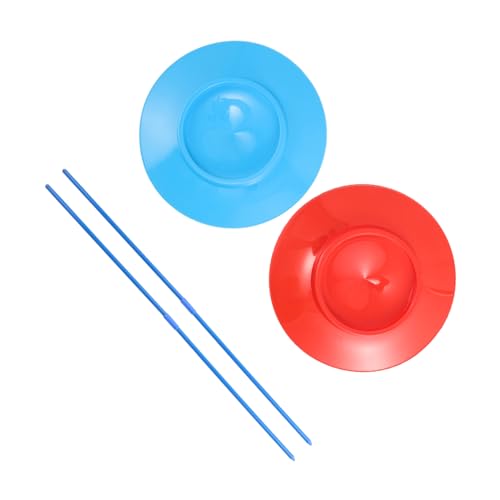 DECHOUS 2-teiliges Zirkus-jonglierteller-Set Mit Stäben, Spinnteller-Set Für Kinder Und Erwachsene Für Zirkusvorstellungen, Straßenshows, Party-Unterhaltung DECHOUS 2-teiliges Zirkus-jonglierteller-Set Mit Stäben, Spinnteller-Set Für Kinder Und Erwachsene Für Zirkusvorstellungen, Straßenshows, Party-Unterhaltung von DECHOUS