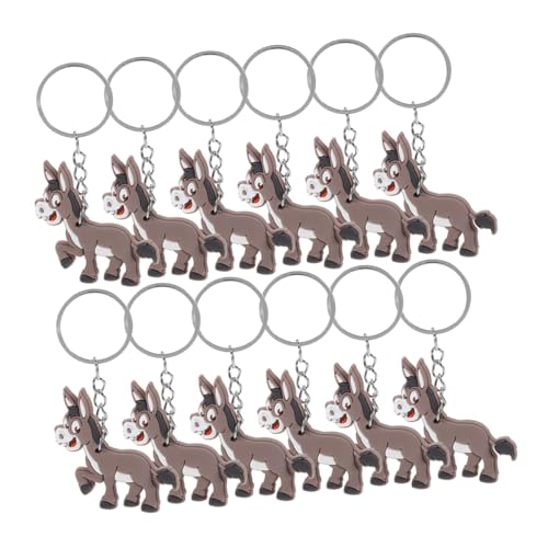 DECHOUS 20 Stück Esel-schlüsselanhänger Zum Aufhängen, Tier-charm, Schlüsselanhänger, Dekoration, Esel-schlüsselanhänger von DECHOUS