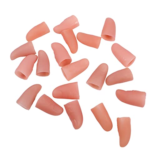 DECHOUS 20 Stück Finger Set Requisiten baustützen Finger Requisiten simulierte Fingerstützen Simulierte gefälschte Fingerrequisiten Trick -Fingerzubehör Simulierter falscher Finger DECHOUS 20 Stück Finger Set Requisiten baustützen Finger Requisiten simulierte Fingerstützen Simulierte gefälschte Fingerrequisiten Trick -Fingerzubehör Simulierter falscher Finger von DECHOUS