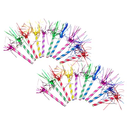 DECHOUS 20 Stück Quaste Blasen Drachenpfeife Klöppel Party Cricket Lärm Maker Gebläse Blowouts Krachmacher Megaphon Gastgeschenke Karnevalspfeife Musikalische Blowout Pfeifen Lautes DECHOUS 20 Stück Quaste Blasen Drachenpfeife Klöppel Party Cricket Lärm Maker Gebläse Blowouts Krachmacher Megaphon Gastgeschenke Karnevalspfeife Musikalische Blowout Pfeifen Lautes von DECHOUS