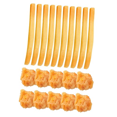 DECHOUS 20 Stück Snack-Modell Pommes frittes Anzeige gefälscht Huhn küche Dekoration mutfak aksesuarları Hausdekoration Lebensmittelsimulation Pommes Frites künstliche Requisiten PVC DECHOUS 20 Stück Snack-Modell Pommes frittes Anzeige gefälscht Huhn küche Dekoration mutfak aksesuarları Hausdekoration Lebensmittelsimulation Pommes Frites künstliche Requisiten PVC von DECHOUS