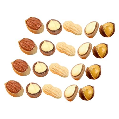 DECHOUS 20 Stück Teiliges Miniatur Nussmodell aus Resin Lebensecht und Farbenfroh für Puppenhaus Dekoration DIY Bastelprojekte Leichte und Kompakte Mini Food Accessoires DECHOUS 20 Stück Teiliges Miniatur Nussmodell aus Resin Lebensecht und Farbenfroh für Puppenhaus Dekoration DIY Bastelprojekte Leichte und Kompakte Mini Food Accessoires von DECHOUS