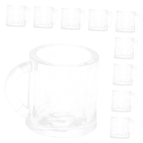 DECHOUS 20 Stück Zubehör für Miniaturmodelle Puppe Living Room Decoration wohnzimmerdeko miniaturhaus wohnungsdeko mockin Miniaturbecher realistisch Bierbecher Modelle Plastik von DECHOUS