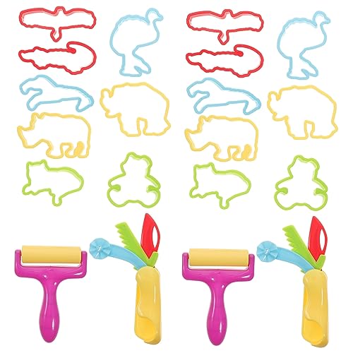 DECHOUS 20Stücke Teiliges DIY Für Knete Und Plätzchenbacken Lustige Kunststoffformen Für Tier Motive Bunte Ausstechformen Für Kreatives Und Backen DECHOUS 20Stücke Teiliges DIY Für Knete Und Plätzchenbacken Lustige Kunststoffformen Für Tier Motive Bunte Ausstechformen Für Kreatives Und Backen von DECHOUS