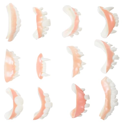 DECHOUS 24 Stück Lustige Prothese Halloween Horror Halloween grusel halloweenkostüme Fake Teeth Kostümzähne Erwachsene Dekoration über Nacht hässliche Halloween-Kostüme Falsche Zähne PVC DECHOUS 24 Stück Lustige Prothese Halloween Horror Halloween grusel halloweenkostüme Fake Teeth Kostümzähne Erwachsene Dekoration über Nacht hässliche Halloween-Kostüme Falsche Zähne PVC von DECHOUS