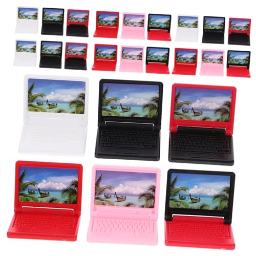 DECHOUS 24 Stück Puppenhaus-computermodell Mini-Laptop Puppen-Laptop Puppenornament Mini-verzierung Mini- Mini-Dinge Miniaturen Mini-Ornament Laptop- Plastik DECHOUS 24 Stück Puppenhaus-computermodell Mini-Laptop Puppen-Laptop Puppenornament Mini-verzierung Mini- Mini-Dinge Miniaturen Mini-Ornament Laptop- Plastik von DECHOUS