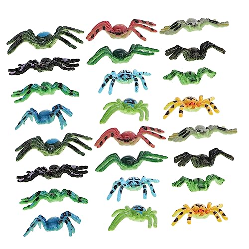 DECHOUS 24 Stück Spinnenspielzeug Für Halloween Party Figur Cartoon-Spinnen- Spielzeugspinne Simuliertes Spinnenspielzeug Lernen Statuen Modellieren PVC DECHOUS 24 Stück Spinnenspielzeug Für Halloween Party Figur Cartoon-Spinnen- Spielzeugspinne Simuliertes Spinnenspielzeug Lernen Statuen Modellieren PVC von DECHOUS