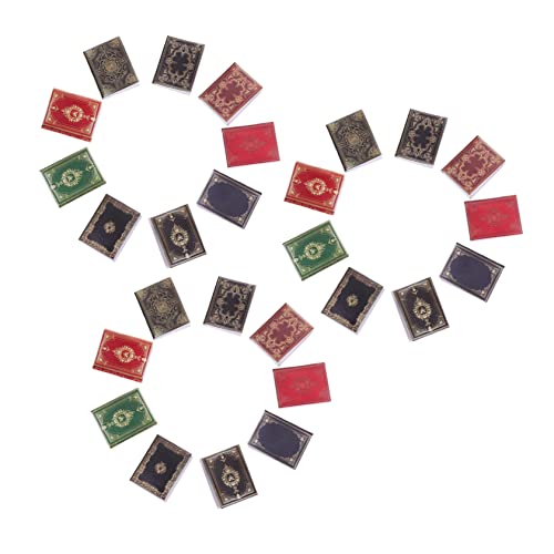 DECHOUS 27 Stück Puppenhaus Bücher Mini -buchspielzeug Mini-puppenhausbücher Miniaturen Puppenhauszubehör Heimdekoration Mini-Buch-Foto-Requisiten Bücher Ornament Vintage Wohnkultur Papier DECHOUS 27 Stück Puppenhaus Bücher Mini -buchspielzeug Mini-puppenhausbücher Miniaturen Puppenhauszubehör Heimdekoration Mini-Buch-Foto-Requisiten Bücher Ornament Vintage Wohnkultur Papier von DECHOUS