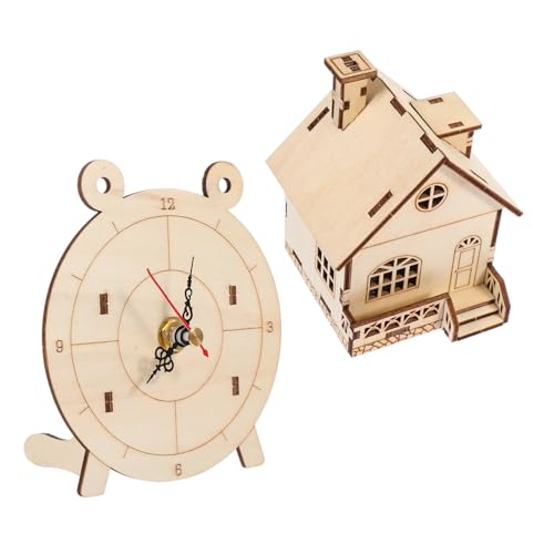 DECHOUS 2Sätze Holzpuzzle Für Pädagogisches Jigsaw Puzzle Mit Musikhaus Und Uhr Kognitives Für Ab Jahren DECHOUS 2Sätze Holzpuzzle Für Pädagogisches Jigsaw Puzzle Mit Musikhaus Und Uhr Kognitives Für Ab Jahren von DECHOUS