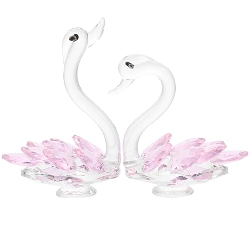 DECHOUS 2St Kristall-Schwan-Ornament Schwanenfigur klein Briefbeschwerer aus Kristall für Paare AutomotiveArts & Crafts Kristallhandwerksstatue Kristall-Schwan-Design-Figur Wagen DECHOUS 2St Kristall-Schwan-Ornament Schwanenfigur klein Briefbeschwerer aus Kristall für Paare AutomotiveArts & Crafts Kristallhandwerksstatue Kristall-Schwan-Design-Figur Wagen von DECHOUS