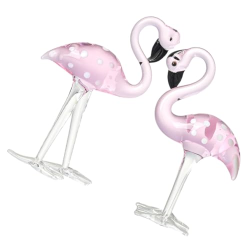 DECHOUS 2 Stücke Kristall Flamingo Statue Für Wohnkultur Flamingo Ornament Room Decor Desktop Flamingo Figurine DECHOUS 2 Stücke Kristall Flamingo Statue Für Wohnkultur Flamingo Ornament Room Decor Desktop Flamingo Figurine von DECHOUS