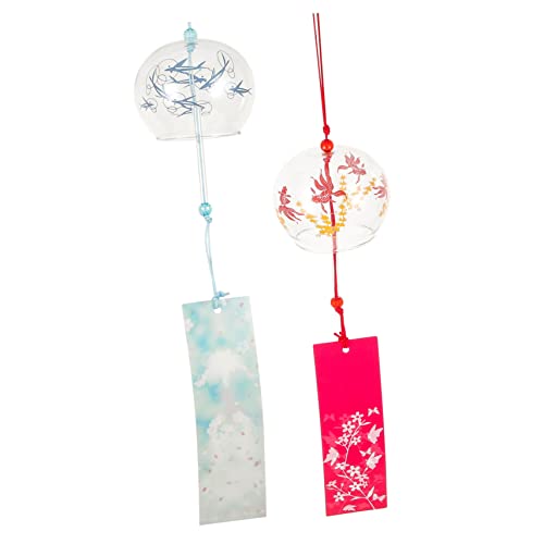 DECHOUS 2er-Pack Glas-windspiele Mit Fischmuster Einzigartige Wohnkultur Aquarium-Ornamente Für Drinnen Und Draußen DECHOUS 2er-Pack Glas-windspiele Mit Fischmuster Einzigartige Wohnkultur Aquarium-Ornamente Für Drinnen Und Draußen von DECHOUS