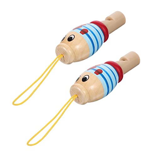 DECHOUS 2Stücke Pfeifen Holz Lernspielzeug für Kleinkinder Pädagogisches Instrument mit Niedlichem Design Geschenkideen Lungenkapazität DECHOUS 2Stücke Pfeifen Holz Lernspielzeug für Kleinkinder Pädagogisches Instrument mit Niedlichem Design Geschenkideen Lungenkapazität von DECHOUS