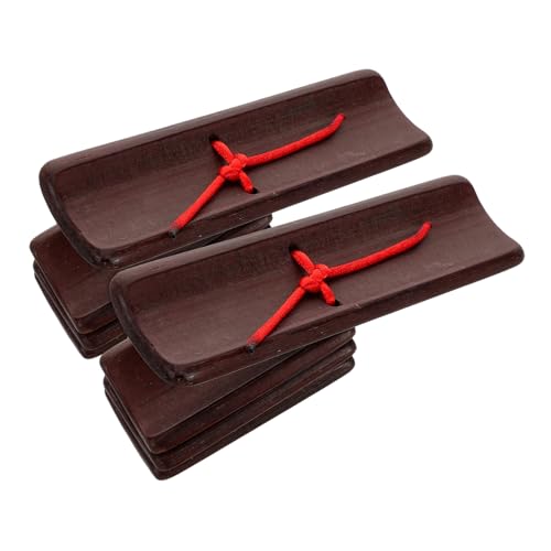 DECHOUS 2pcs Bamboo Allegro Percussion Instrumente Für Kinder Traditionelle Kuaiban -Klapper Chinesische Allegro Klapperhand Castanets Holzinstrumente DECHOUS 2pcs Bamboo Allegro Percussion Instrumente Für Kinder Traditionelle Kuaiban -Klapper Chinesische Allegro Klapperhand Castanets Holzinstrumente von DECHOUS