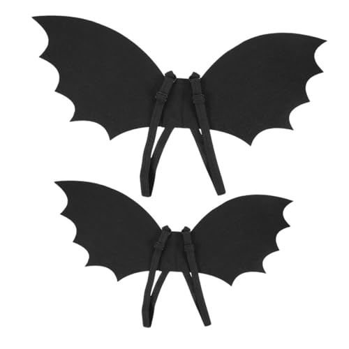 DECHOUS 2pcs Kinderparty Fledermaus Wings Cosplay Requisiten Fledermauskostüm Für Halloween -Geburtstagsfeiern Tierthema Events Leicht Zu Tragen Für Jungen Und Mädchen von DECHOUS