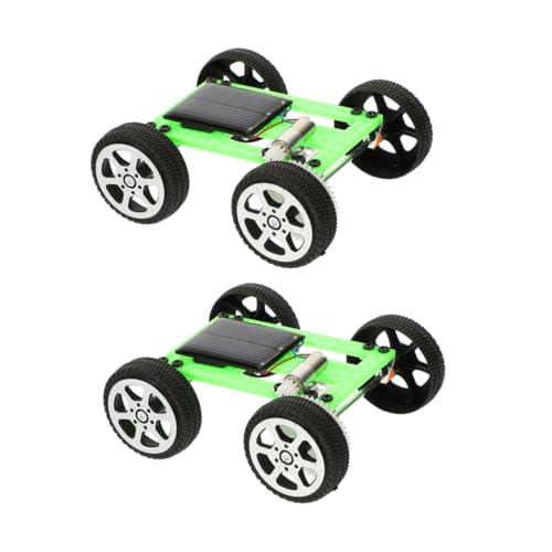 DECHOUS 2pcs Stem Science Kit Für Kinder DIY Solar Building Set Motor- Und Autobaugruppe Komponenten Für Wissenschaftliche Experimente Und Ingenieurprojekte Grün von DECHOUS
