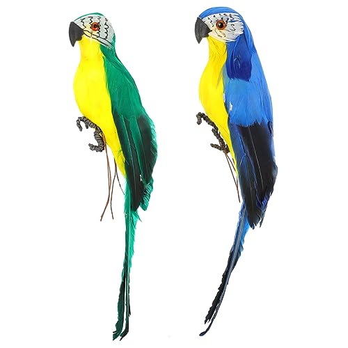 DECHOUS 2st Simulation Papagei Papagei-Statue Dekorativer Vogelkäfig Taube Spielzeugvögel Papageienspielzeug Papageienkäfig Figur Huhn Vogel Papageien Anlage Schwimmbad Künstliche Feder DECHOUS 2st Simulation Papagei Papagei-Statue Dekorativer Vogelkäfig Taube Spielzeugvögel Papageienspielzeug Papageienkäfig Figur Huhn Vogel Papageien Anlage Schwimmbad Künstliche Feder von DECHOUS