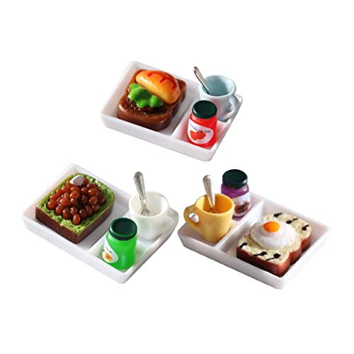 DECHOUS 3 Sätze Puppenhaus-Toast Puppenhaus-frühstück Mininahrung Für Puppen Vorgeben Miniatur-lebensmittelspielzeug Für Das Puppenhaus Mini-Essen Puppenessen Spielzeugnahrung Harz DECHOUS 3 Sätze Puppenhaus-Toast Puppenhaus-frühstück Mininahrung Für Puppen Vorgeben Miniatur-lebensmittelspielzeug Für Das Puppenhaus Mini-Essen Puppenessen Spielzeugnahrung Harz von DECHOUS