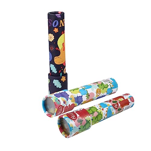 DECHOUS 3 Stück Kaleidoskop für kindliche entwicklung Hand zabawki stymulujące rozwój Handgemachtes lustige Geburtstagsgeschenke Partygeschenk Papier von DECHOUS