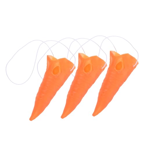 DECHOUS 3 Stück Karotten-nasenstütze Schneemann-requisite Gefälscht Tragbare Schneemannnase Nase Halloween-kostüm Schneemann-kleidungszubehör Cosplay Schneemann Karottennase Vinyl Orange DECHOUS 3 Stück Karotten-nasenstütze Schneemann-requisite Gefälscht Tragbare Schneemannnase Nase Halloween-kostüm Schneemann-kleidungszubehör Cosplay Schneemann Karottennase Vinyl Orange von DECHOUS