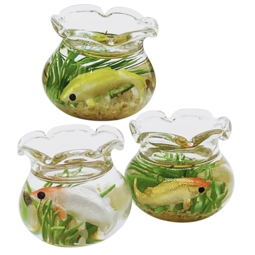 DECHOUS 3 Stück Koi-Aquarium Dekoration Tank Würfel-Aquarium Klein Dekorpflanzen Für Aquarien Drinnen Led Dekorativ Panzer Miniatur Mini-Aquarium Plastik Zufällige Farbe DECHOUS 3 Stück Koi-Aquarium Dekoration Tank Würfel-Aquarium Klein Dekorpflanzen Für Aquarien Drinnen Led Dekorativ Panzer Miniatur Mini-Aquarium Plastik Zufällige Farbe von DECHOUS