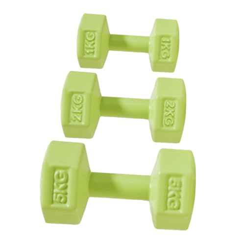 DECHOUS 3 Stück Mini-hanteln Miniatur Puppe Winziges Hanteldekor Klein Mini-sporthanteln Sporthantel Simulierte Hantel-dekore Hantel-Ornamente Aluminiumlegierung Light Green DECHOUS 3 Stück Mini-hanteln Miniatur Puppe Winziges Hanteldekor Klein Mini-sporthanteln Sporthantel Simulierte Hantel-dekore Hantel-Ornamente Aluminiumlegierung Light Green von DECHOUS