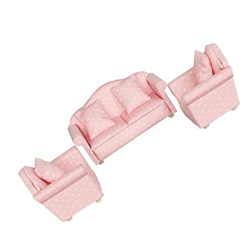 DECHOUS 3 Stück Mini -simuliertes Rosa Polka -Punkt -Sofa Miniatur-Couch Miniatursofa Für Puppenhaus Mini-Sofa- Mini-simulationsmöbel Puppenhauskissen Holz DECHOUS 3 Stück Mini -simuliertes Rosa Polka -Punkt -Sofa Miniatur-Couch Miniatursofa Für Puppenhaus Mini-Sofa- Mini-simulationsmöbel Puppenhauskissen Holz von DECHOUS