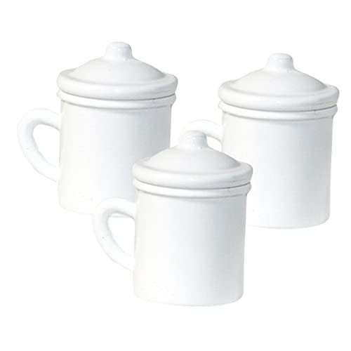 DECHOUS 3 Stück Mundwasser- Mini-hausmilchbecher Puppenhauszubehör Mini-Becher Miniatur- -tassen Mini-zahnputzbecher Winziges Mini-hauswasserbecher Weiß Legierung DECHOUS 3 Stück Mundwasser- Mini-hausmilchbecher Puppenhauszubehör Mini-Becher Miniatur- -tassen Mini-zahnputzbecher Winziges Mini-hauswasserbecher Weiß Legierung von DECHOUS
