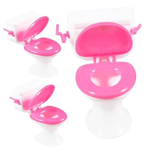 DECHOUS 3 Stück Puppenhaus Toilettenspielzeug Mini Toilette Puppenhausmöbel Töpfchen Toilette Für Puppenhaus Toilettenspielzeug Puppenhauszubehör Miniatur Badezimmerspielzeug DECHOUS 3 Stück Puppenhaus Toilettenspielzeug Mini Toilette Puppenhausmöbel Töpfchen Toilette Für Puppenhaus Toilettenspielzeug Puppenhauszubehör Miniatur Badezimmerspielzeug von DECHOUS