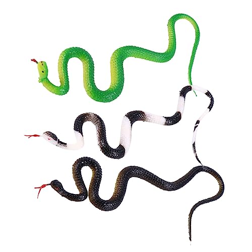 DECHOUS 3 Stück Schlangenfigur schlangen Schlangenornament schlangen Schlangenspielzeug Simulation von Tierfiguren Simulationsschlangenschmuck weiches Gummi DECHOUS 3 Stück Schlangenfigur schlangen Schlangenornament schlangen Schlangenspielzeug Simulation von Tierfiguren Simulationsschlangenschmuck weiches Gummi von DECHOUS
