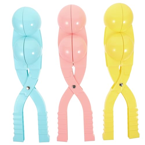 DECHOUS 3 Stück Schneeball-Clip Form Clips Schneeclip Schneeklammer pp Zufällige Farbe von DECHOUS