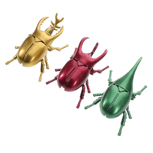 DECHOUS 3 Stück Uhrwerk- -Modell Aufziehkäfer Pädagogisches Prank Robuste Spielzeuge für Insekten für Tiermodelle Streich Bugs Plastik von DECHOUS
