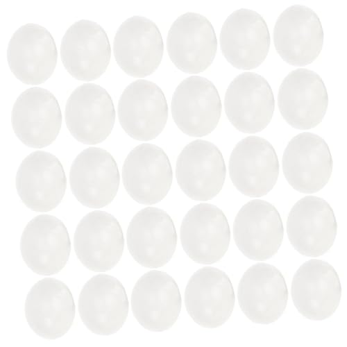 DECHOUS 30 Stück Künstliche Eier Künstliche Eier Für Eier Künstliches Künstliche Hühnereier Mini Form Dottertrenner Gastgeschenke Eier Bemalbare Dekoration Streuer Bemalbares von DECHOUS