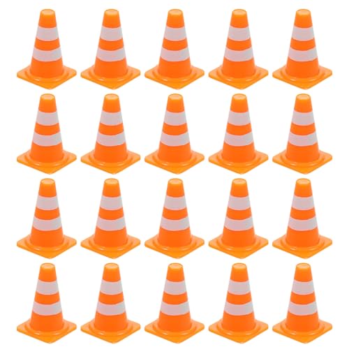 DECHOUS 30 Stück Mini-Verkehrskegel-Barrikaden – Kleine Orangefarbene -Barrikadenschilder – 1-Zoll-Trainingsmodelle Für Verkehrsszenen-Straßensperren Für Kinder Pädagogisches DECHOUS 30 Stück Mini-Verkehrskegel-Barrikaden – Kleine Orangefarbene -Barrikadenschilder – 1-Zoll-Trainingsmodelle Für Verkehrsszenen-Straßensperren Für Kinder Pädagogisches von DECHOUS