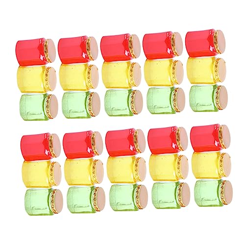 DECHOUS 30Stücke Miniature Süßigkeiten Dose Für Puppenhaus Dekoration Bunte Mikro Landschaft Honig Modellieren Für DIY Projekte Und Fotografie Zubehör Gelbe Rote DECHOUS 30Stücke Miniature Süßigkeiten Dose Für Puppenhaus Dekoration Bunte Mikro Landschaft Honig Modellieren Für DIY Projekte Und Fotografie Zubehör Gelbe Rote von DECHOUS