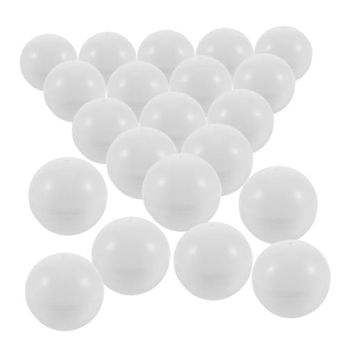 DECHOUS 35 Stück Lotteriekugeln Tombola Tennis Maschine Tombola Verkaufsautomaten Kapseln Partyspielbälle Pong Bälle Netz Pit Bälle Durchsichtige Tennisbälle Bingo Spielbälle von DECHOUS