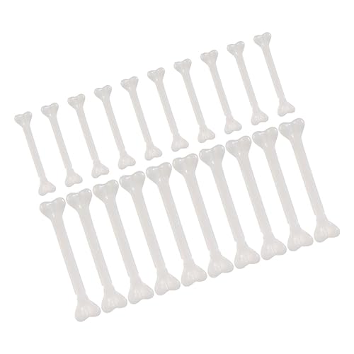 DECHOUS 36 Stück Halloween-Requisite Led Dekorativer Halloween Menschlicher Knochen Halloween Dehnbare Skelett Skelette Knochen Für Die Dekoration Knochendekor Party Plastik Weiß von DECHOUS