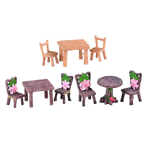 DECHOUS 3Sätze Stuhl Aus Harz Teile Für Puppenhaus Und Garten Dekoration Rustikales Design Fördert Kreativität Und Fantasie Langlebig Und Authentisch DECHOUS 3Sätze Stuhl Aus Harz Teile Für Puppenhaus Und Garten Dekoration Rustikales Design Fördert Kreativität Und Fantasie Langlebig Und Authentisch von DECHOUS