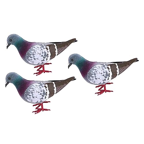 DECHOUS 3St Neuheit Taube Figur Taubenfigur Vogelnest gefälschter Vogel Mikrolandschaftsornament Room Decoration raumdeko Taube modellierende Statue Tauben Figuren Schaum + Feder DECHOUS 3St Neuheit Taube Figur Taubenfigur Vogelnest gefälschter Vogel Mikrolandschaftsornament Room Decoration raumdeko Taube modellierende Statue Tauben Figuren Schaum + Feder von DECHOUS
