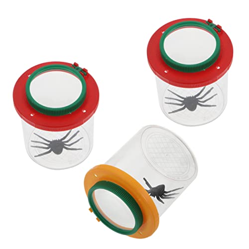 DECHOUS 3Stücke Insektenbeobachtungsbox Mit Lupe Outdoor Viewer Rote Gelbe Für Spannende Entdeckungen Insektenbeobachtung DECHOUS 3Stücke Insektenbeobachtungsbox Mit Lupe Outdoor Viewer Rote Gelbe Für Spannende Entdeckungen Insektenbeobachtung von DECHOUS