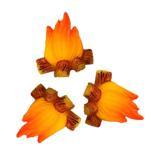 DECHOUS Partydekorationen Spielzeug-Lagerfeuer 3-teiliges Miniatur-feuermodell Für DECHOUS Partydekorationen Spielzeug-Lagerfeuer 3-teiliges Miniatur-feuermodell Für von DECHOUS
