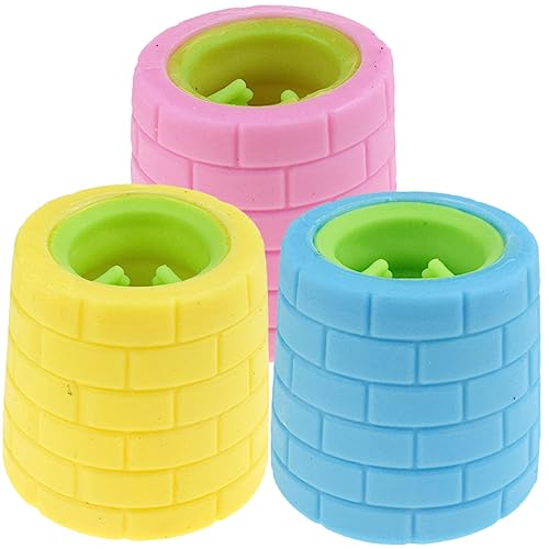 DECHOUS 3Stücke Quetschspielzeug Frosch Stressabbau für Erwachsene Partygeschenk Dehnbares Antistressspielzeug Stresslinderung von DECHOUS