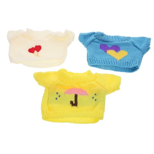 DECHOUS 3pcs Mini Puppenkostüm Bären Outfits Für Stofftiere Nette Puppenzubehör Dekoration Wiederverwendbar DECHOUS 3pcs Mini Puppenkostüm Bären Outfits Für Stofftiere Nette Puppenzubehör Dekoration Wiederverwendbar von DECHOUS