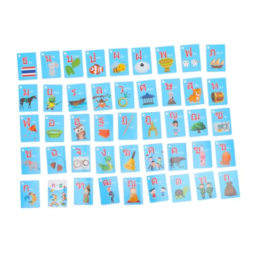 DECHOUS 4 Boxen Thailändische Sprachlernkarte Kindergarten-sichtwort-lernkarten Praktische Wortkarten Lustige Wörter-Flash-Karten Dicke Wortkarten Lernkarten Für Gebärdensprache Papier DECHOUS 4 Boxen Thailändische Sprachlernkarte Kindergarten-sichtwort-lernkarten Praktische Wortkarten Lustige Wörter-Flash-Karten Dicke Wortkarten Lernkarten Für Gebärdensprache Papier von DECHOUS