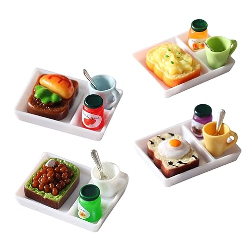 DECHOUS 4 Sätze Essen Und in Miniatur Mini-verzierung Mini House Accessory Mini-hausteller Mini-hausschmuck Toast-Modell Mini-Dekoration Mini-Toast Miniaturbrot Mini-Essen Harz DECHOUS 4 Sätze Essen Und in Miniatur Mini-verzierung Mini House Accessory Mini-hausteller Mini-hausschmuck Toast-Modell Mini-Dekoration Mini-Toast Miniaturbrot Mini-Essen Harz von DECHOUS