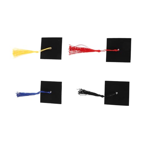 DECHOUS 4 Stück Dr. Puppenmütze Mini-Doktorhut' Puppenhaus Zubehör Spaßige Puppenaccessoires Abschlusskappen für Puppen Mini Hut mit Quaste Miniatursachen Puppenzubehör gefühlt Black DECHOUS 4 Stück Dr. Puppenmütze Mini-Doktorhut' Puppenhaus Zubehör Spaßige Puppenaccessoires Abschlusskappen für Puppen Mini Hut mit Quaste Miniatursachen Puppenzubehör gefühlt Black von DECHOUS