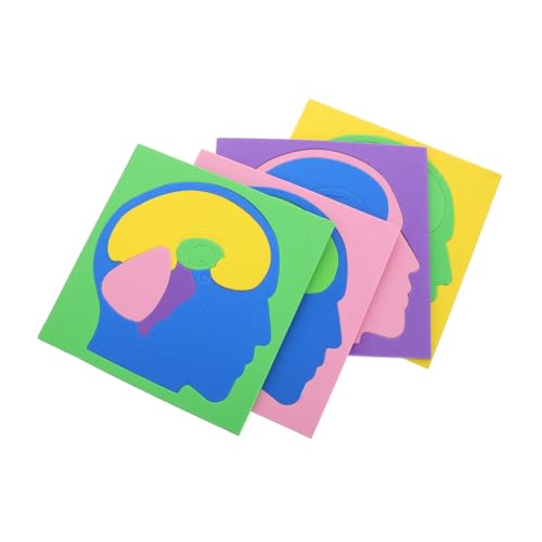 DECHOUS 4 Stück Gehirnrätsel Für Gehirn-Puzzle Kleine Rätsel Für Erwachsene Denksportaufgaben Rätsel Montessori-rätsel Gehirn Rätsel Kinderpuzzle Gehirnmodell Eva DECHOUS 4 Stück Gehirnrätsel Für Gehirn-Puzzle Kleine Rätsel Für Erwachsene Denksportaufgaben Rätsel Montessori-rätsel Gehirn Rätsel Kinderpuzzle Gehirnmodell Eva von DECHOUS